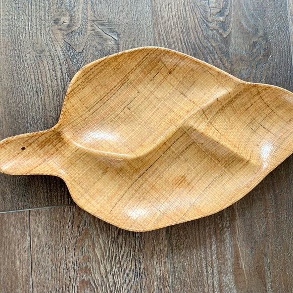 Vintage Grain ware Mid-century 3 Part Party Serving Try - Picture 4 of 10